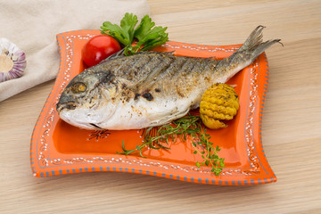Grilled dorado
