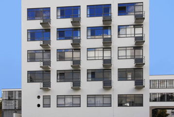 Fassade im Bauhausstil