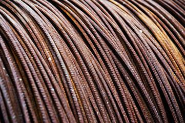 Steel rods or bars