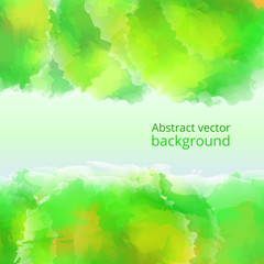 Abstract green vector background