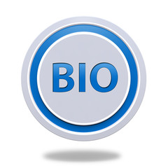 Bio circular icon on white background