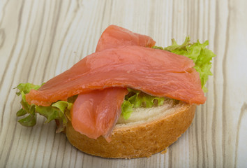 Salmon sandwich