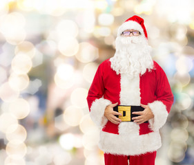 man in costume of santa claus