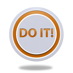Do it circular icon on white background