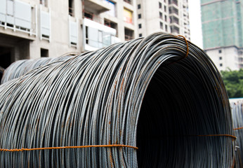 Steel rods or bars