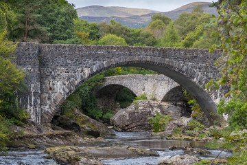 Fototapeta na wymiar Old Scottish Stone Bridge