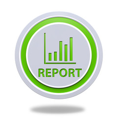 Report circular icon on white background