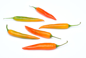 rainbow chili peppers