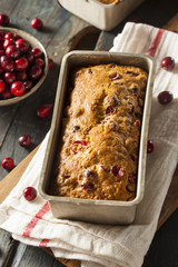 Homemade Festive Cranberry Bread