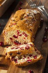 Homemade Festive Cranberry Bread