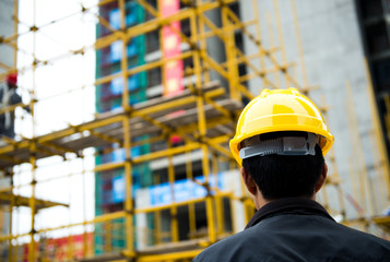 at construction site