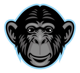 chimp head