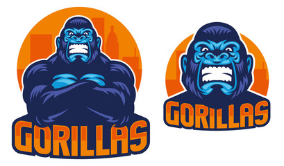 gorilla pose © bazzier