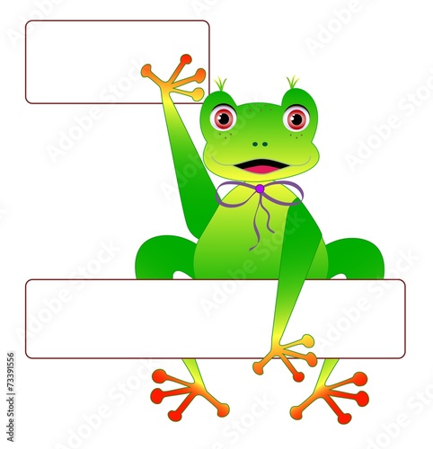 "Frog with frames, vector" fichier vectoriel libre de droits sur la ...