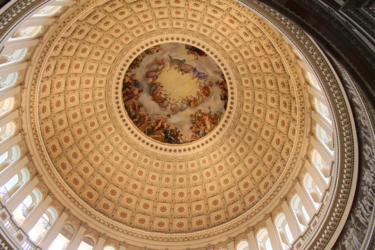 Cupola of United States Capitol Building, Washington DC