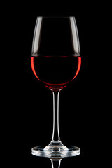Red wine in a glass - 73396168