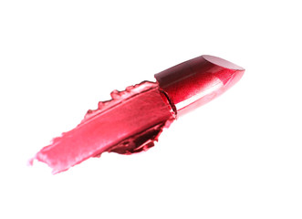 Beautiful lipstick isolated on white