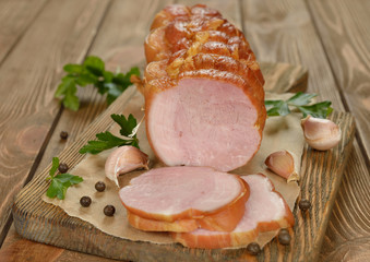 Smoked meat and spices
