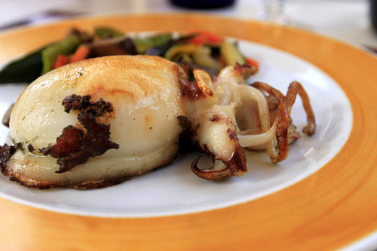 seiche &agrave; la plancha