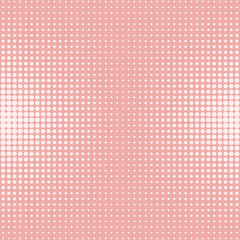 Halftone of pink dots on a pink background