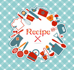 Recipe vector illustration