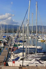 Foto op Canvas yachts and boats in marina harbour  © William Richardson