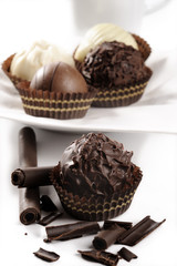 assortment of fine chocolates