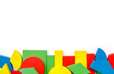 colorful wooden blocks