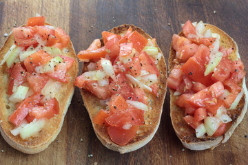Bruschetta.