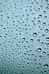 water drops on the window