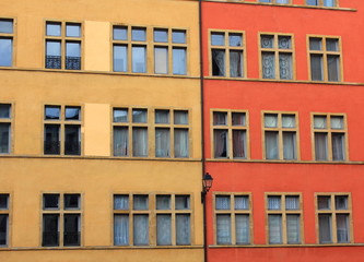 Fototapeta premium Façades de couleur