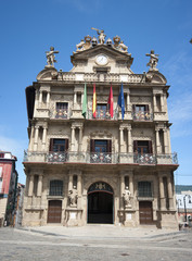 City hall of Pamplona.Spain