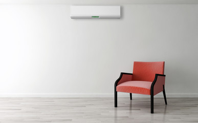 Stanza con aria condizionata