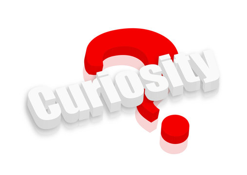 Curiosity 3d Text