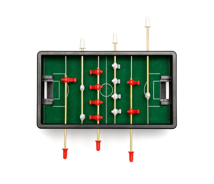 table football on a white background