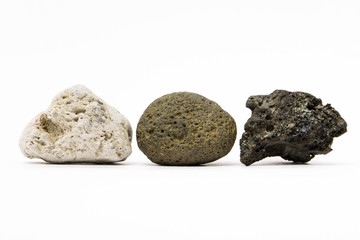 Rocce vulcaniche, pomice,  lava, tefrite