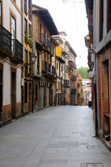 Fototapeta na wymiar Old Town in the city of Oviedo