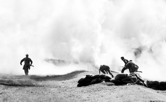 charge of ww2 soldiers