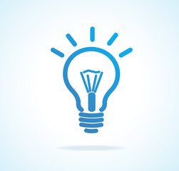 Vector Light bulb icon