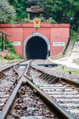 Obraz premium Train tunnel.