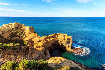 seascape,landscape and skyline ofthe great ocean road,australia
