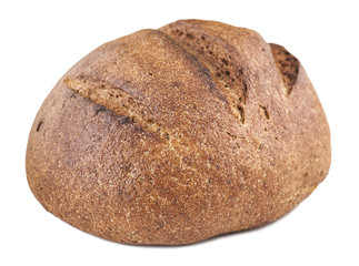 Round black bread