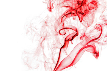 Red Abstract Smoke Background