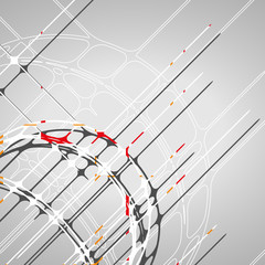Abstract circles background