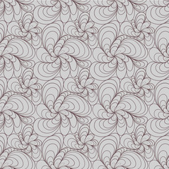 Abstract seamless pattern with simple elements