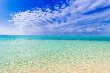 下地島のビーチ