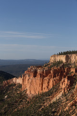 Landscape of Inspiration Point from Bryce Canyon in Utah, USA