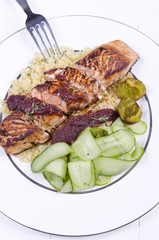 Fish dish - grilled salmon