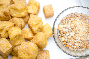 Fried tofu