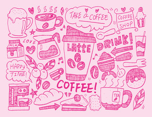 doodle coffee